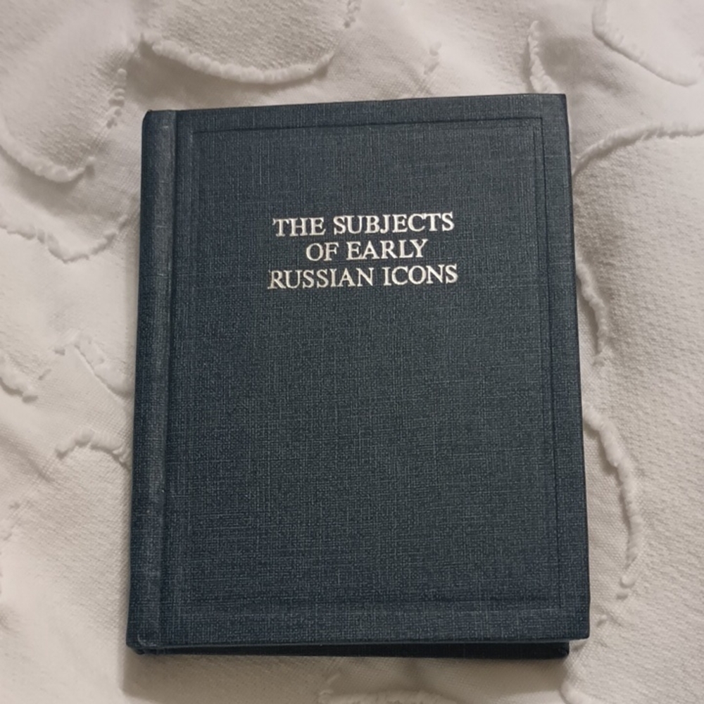 Book "The Subjects Of Early Russian Icons" Published Saint Petersburg 1991